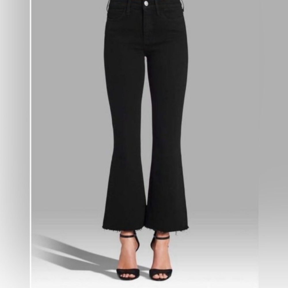 M.I.H(Made in Heaven) via Anthropologie, high rise cropped bell "Lou Jean".